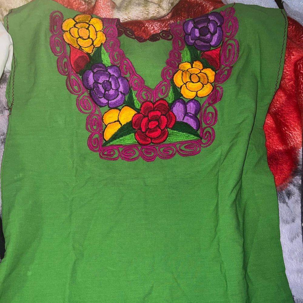floral blouse